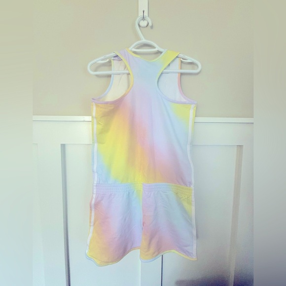 NWOT Adidas Girls XL Pastel Romper with Classic Logo - Picture 2 of 5